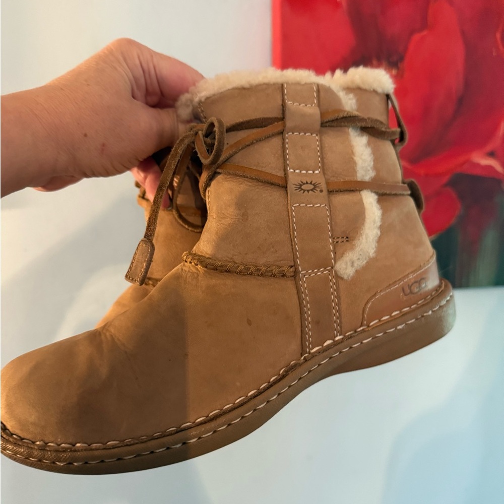 UGG Australia La Jolla Boots Cork (Honey Bun) Size 8 EUC
